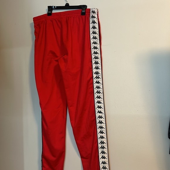 Kappa Red Joggers with Logo Side Tape - Picture 12 of 13